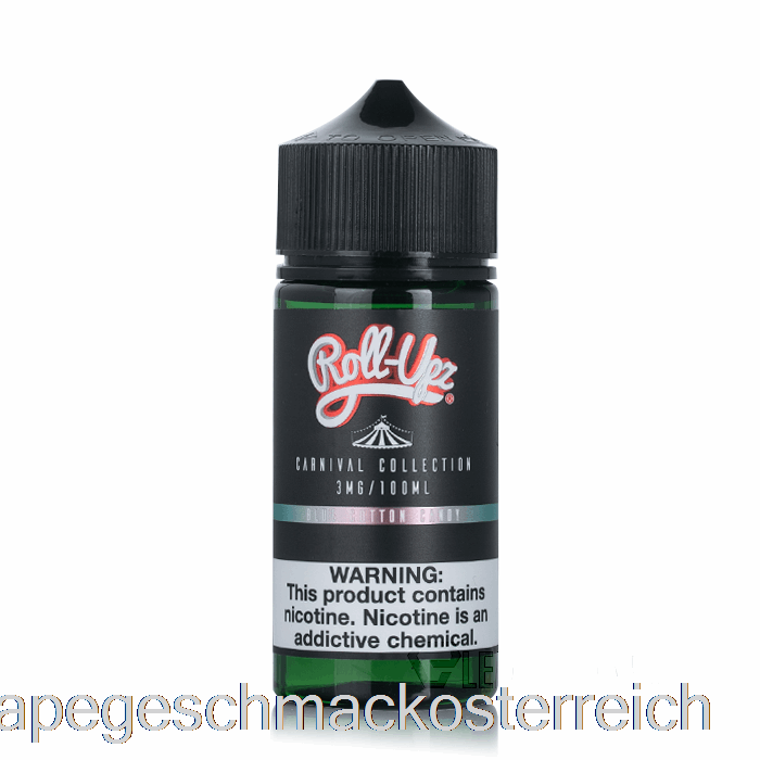 Karneval – Blaue Zuckerwatte Von Juice Roll-upz – 100 Ml, 0 Mg Vape-Geschmack